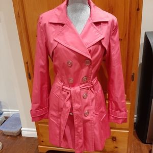 Pink Rain Trenchcoat